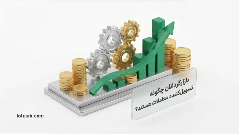 بازارگردانان چگونه تسهیل‌کننده معاملات هستند؟